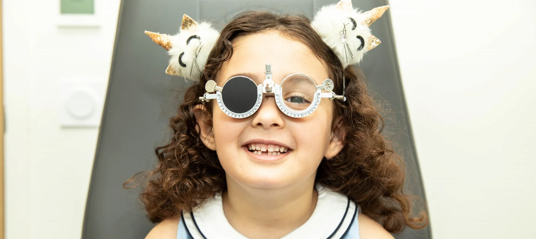Examen vision d'un enfant - Lyon