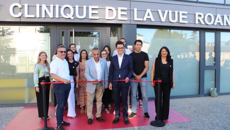 Inauguration Clinique de la vue Roanne
