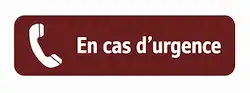 En cas d'urgence, contactez ces numéros