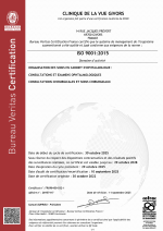 Aperçu certificat ISO 9001 Bureau Veritas 2025 — Clinique de la vue Givors